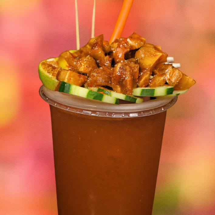 Michelada con Tapa de Orejita