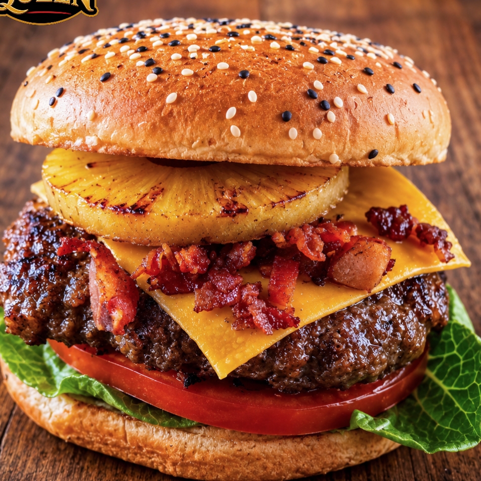 Hamburguesa hawaiana