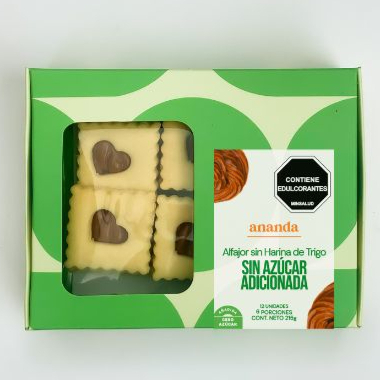 Alfajores con Arequipe sin Gluten 0%Azúcar Añadida