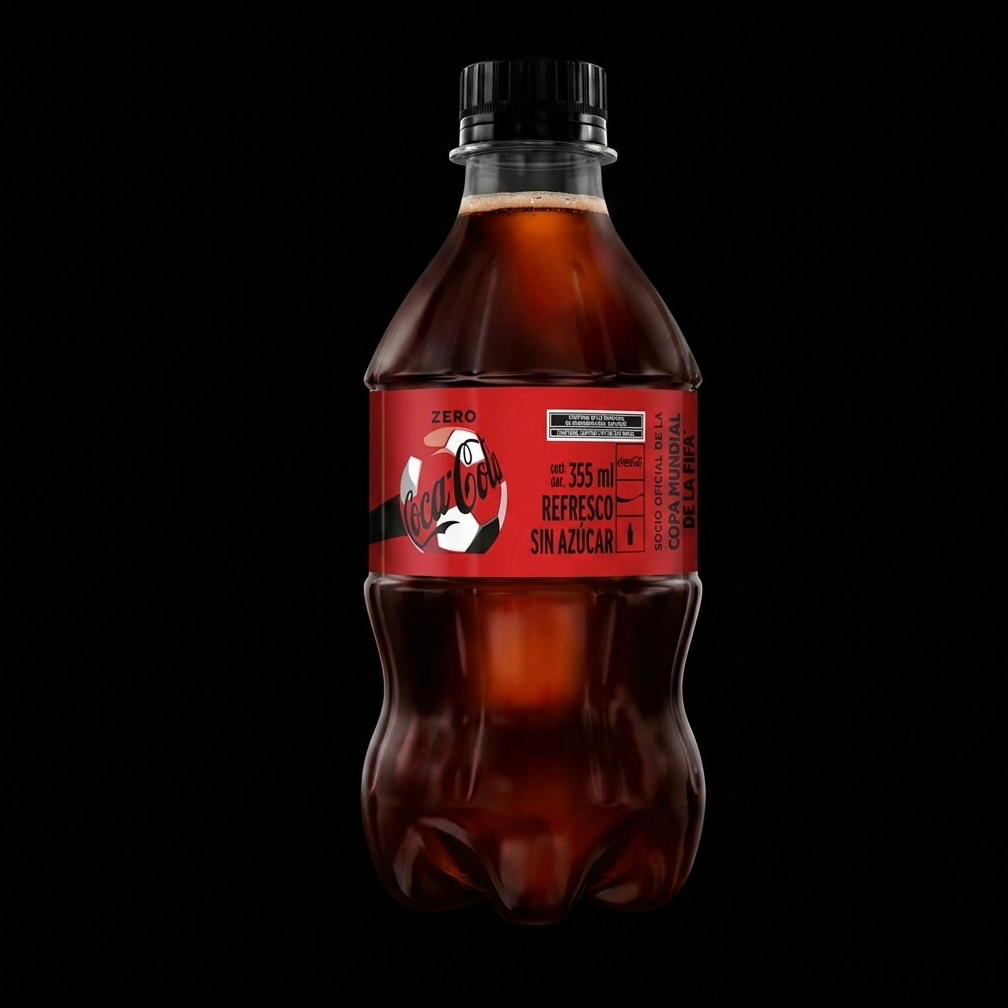 Refresco coca cola zero