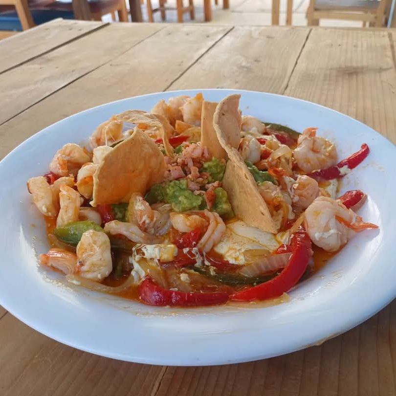 Fajitas de Camaron Gratinadas