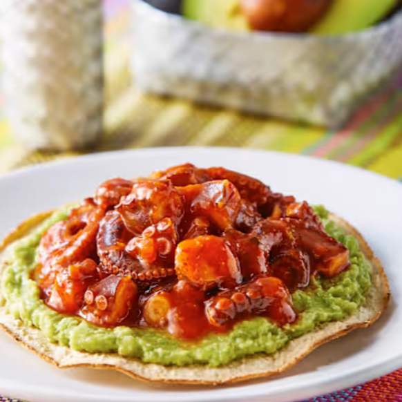 Tostada de Pulpo