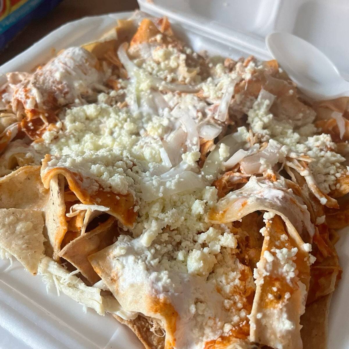 Chilaquiles rojos