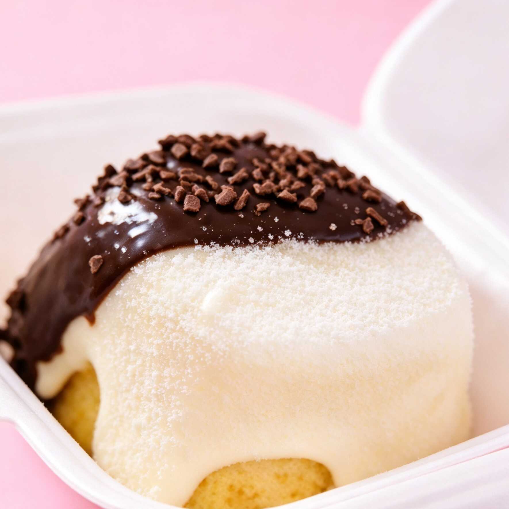 Massa branca fofinha , cobertura com o encontro perfeito do chocolate com o ninho! 🍰😋