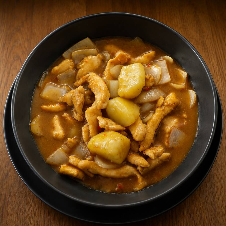 Pollo en Salsa de Curry
