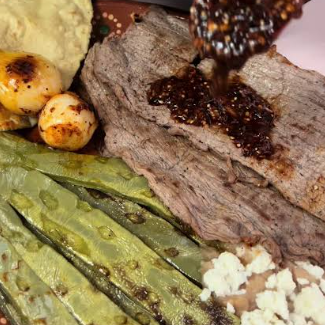 Cecina Asada + Nopal