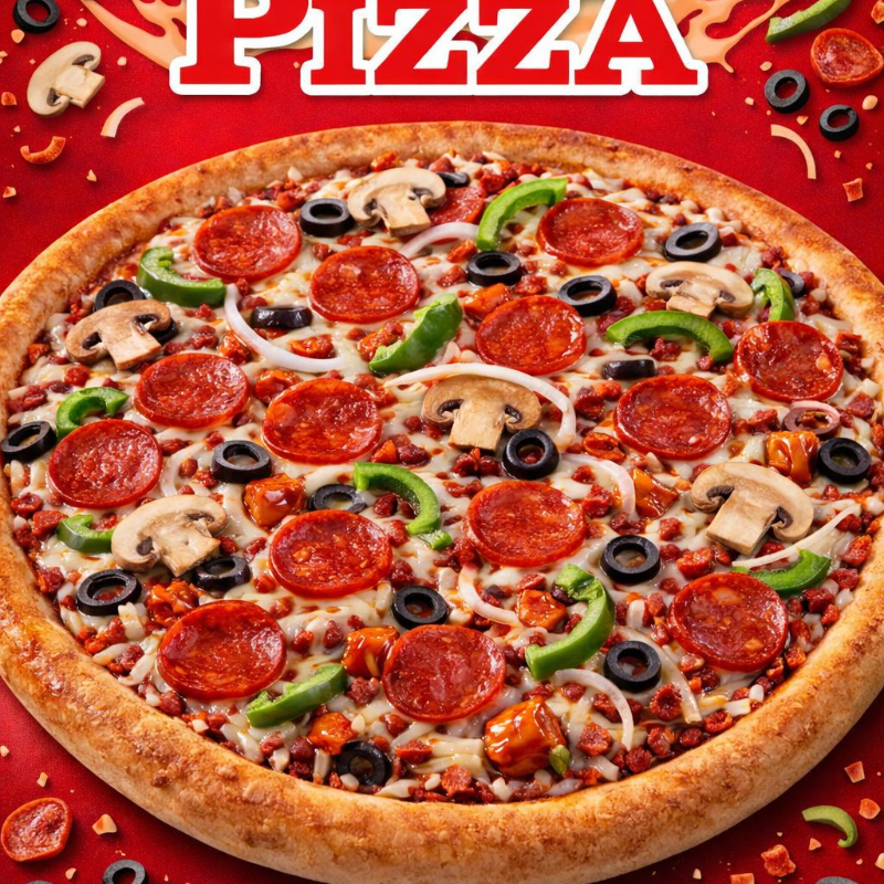 Pizza Pepperoni Star