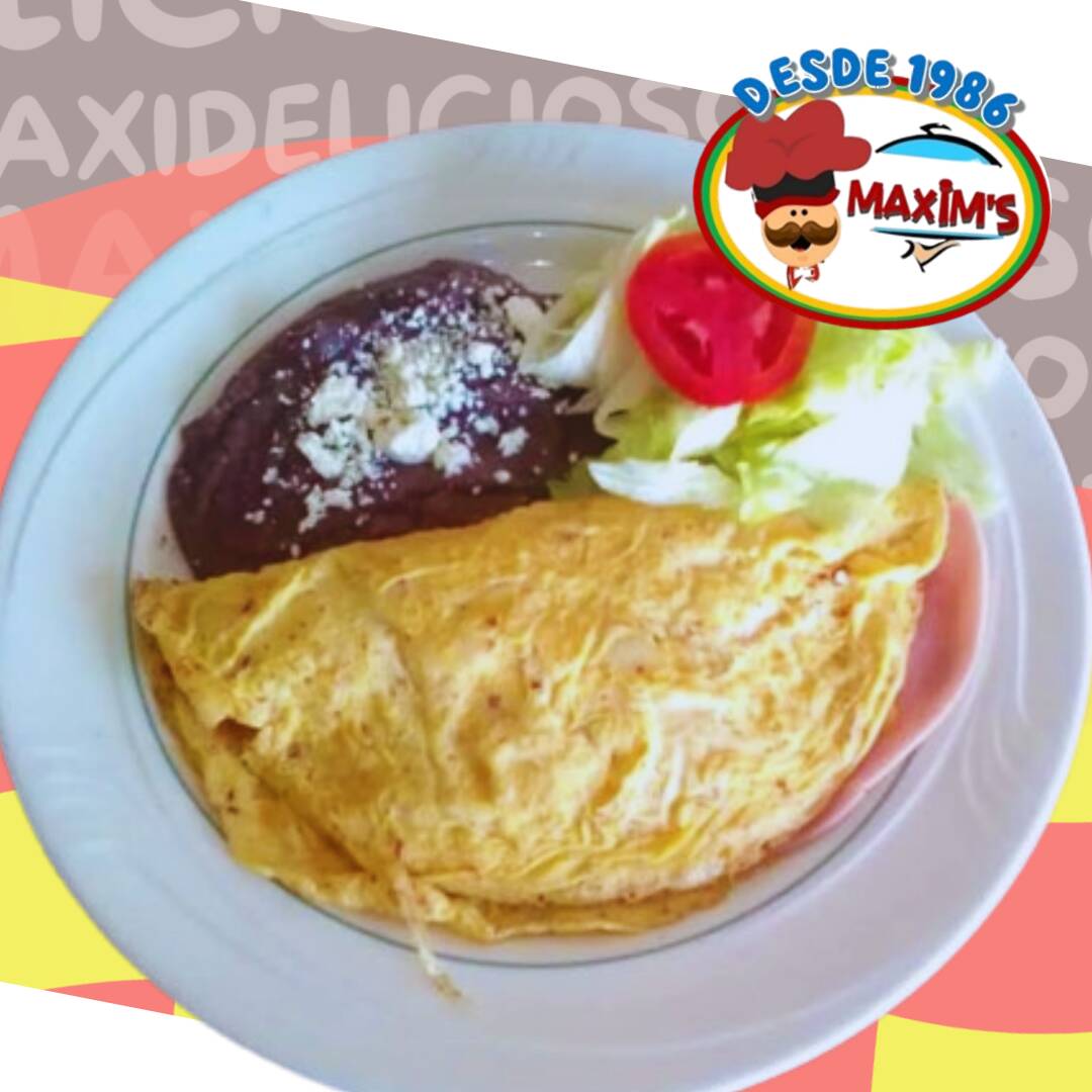 OMELET CON JAMON Y QUESO
