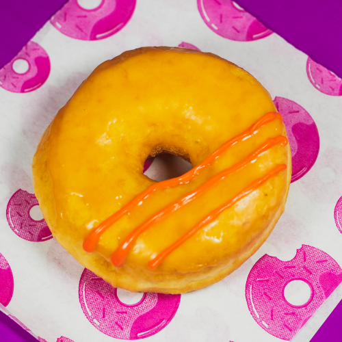Pumpkin Glazed Donut
