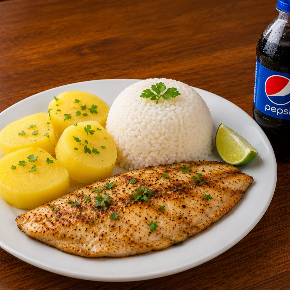 ESPECIALIDAD PESCADO A LA PLANCHA + BEBIDA
