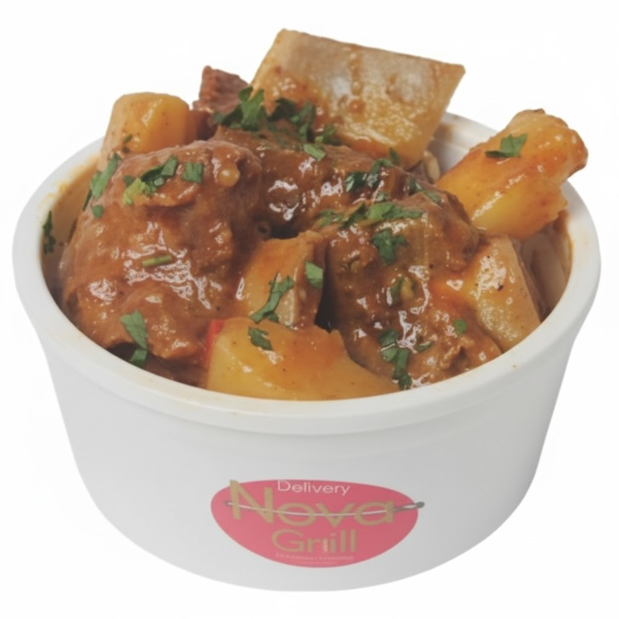 Marmita (500g) de costela cozida com mandioca