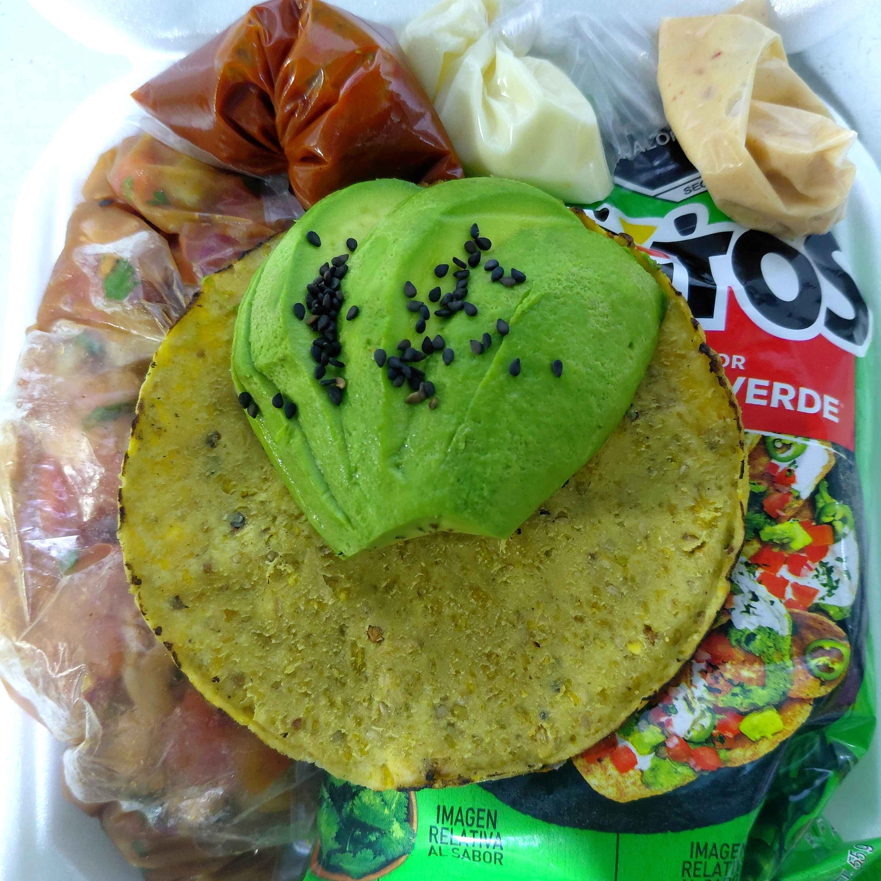 Tostitos de ceviche de camarón