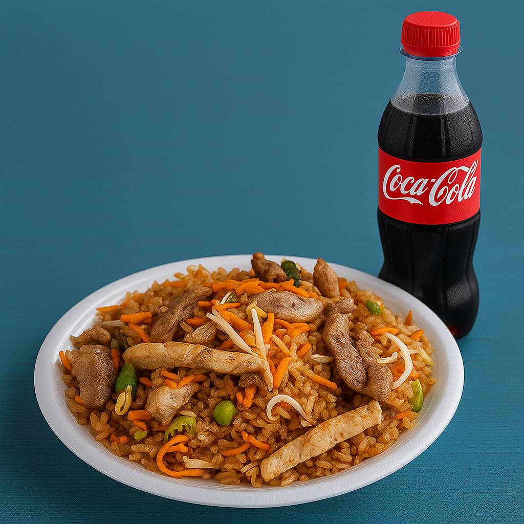 Arroz Mixto+Gaseosa 250ml