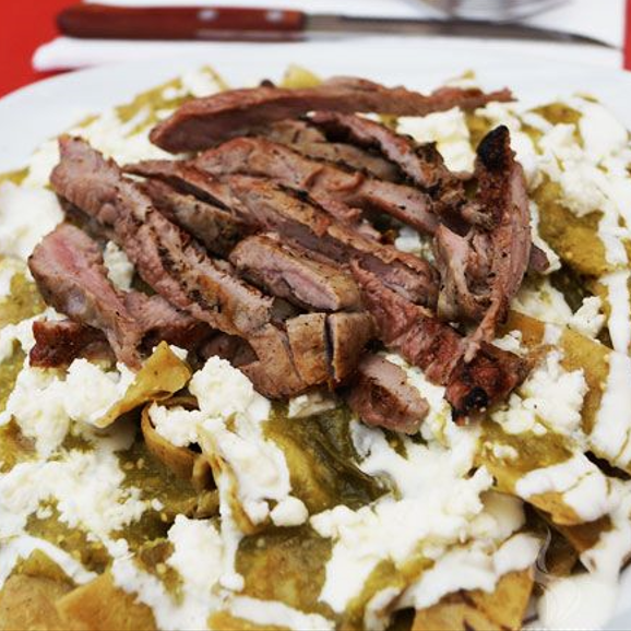 Chilaquiles + Bistec