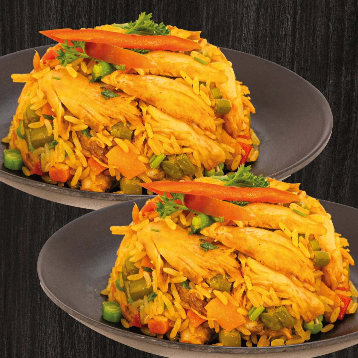 2 Ordenes de arroz con Pollo