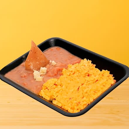 Huevo Revuelto Con Frijoles