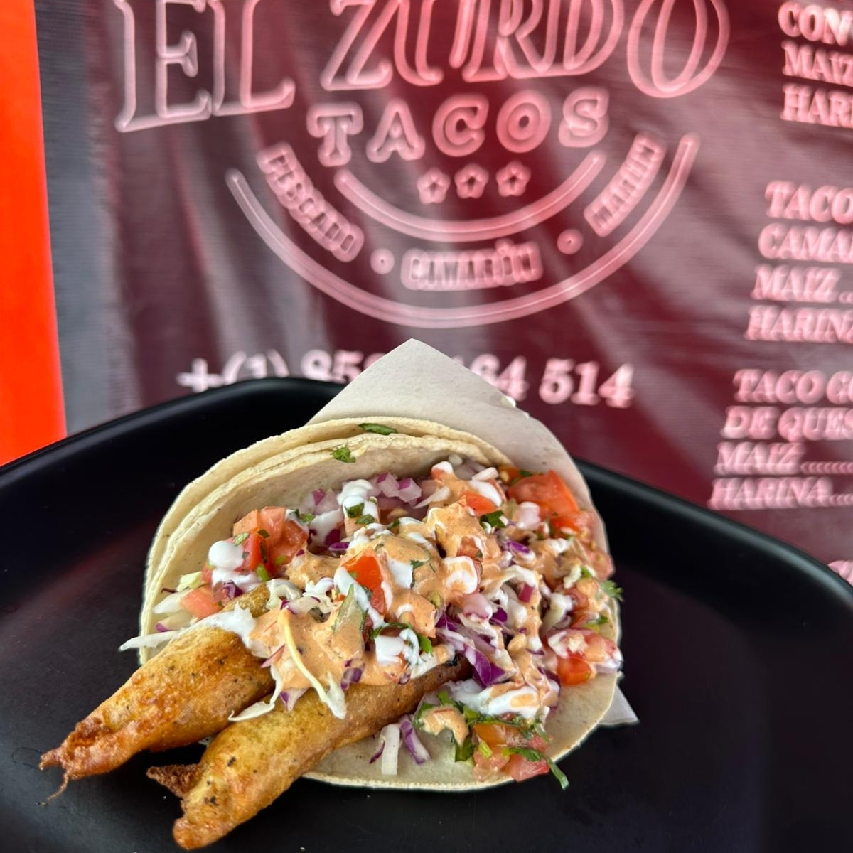 Taco Maíz de Pescado Capeado