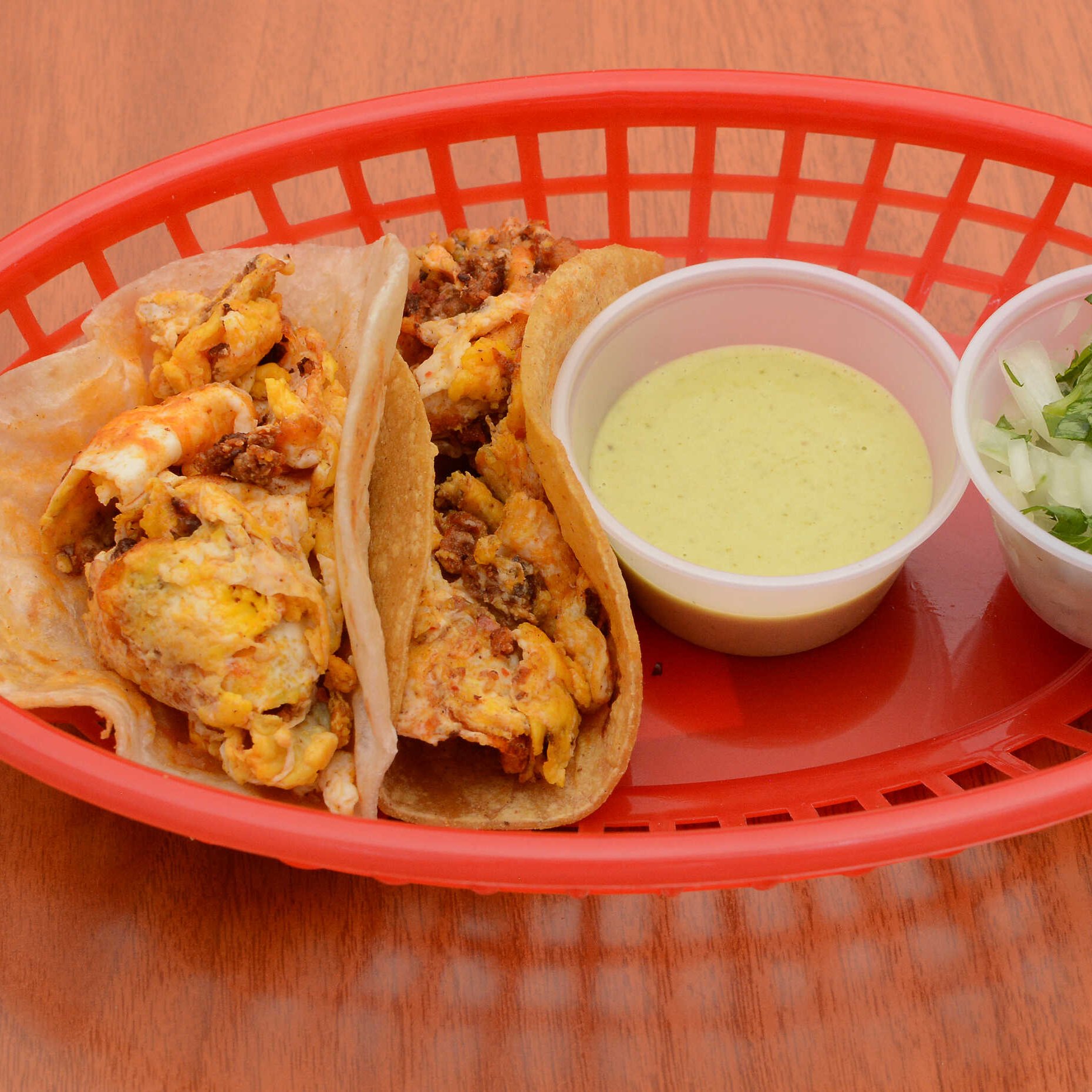 Taco de Huevo con Chorizo