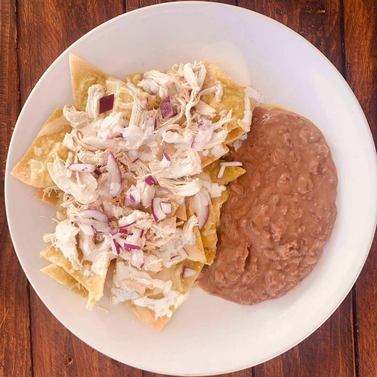 Chilaquiles con Pollo