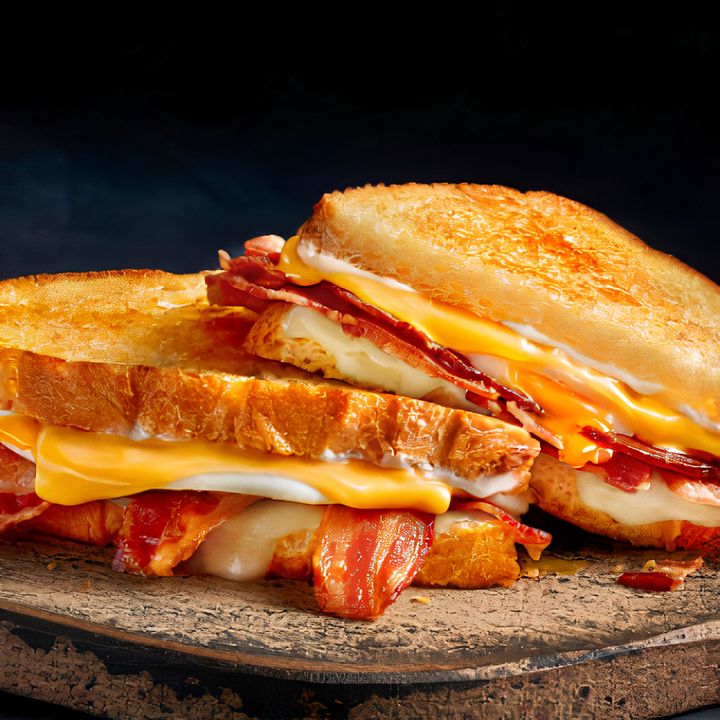 Breakfast N Bread Melt - Combo