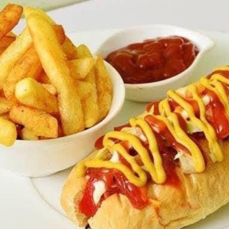 2 Hot Dogs y Papas Francesas🌭🌭🍟