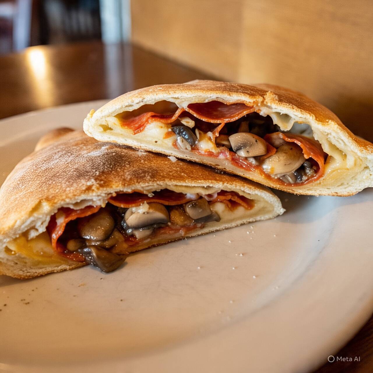 Calzone Fungi Pepperoni