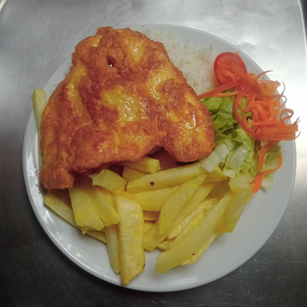 Milanesa + Jugo de papaya 355 Ml