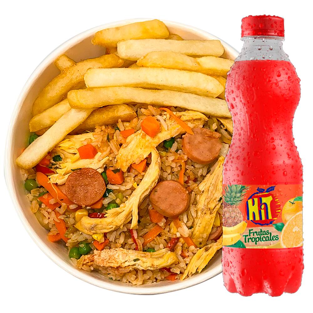 Combo Super Arroz con Pollo