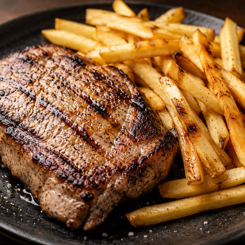 Vaquerito de Carne con Papas