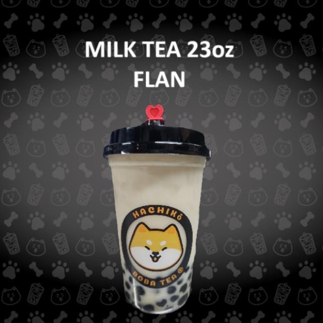 MILK TEA BLACK FLAN 23OZ