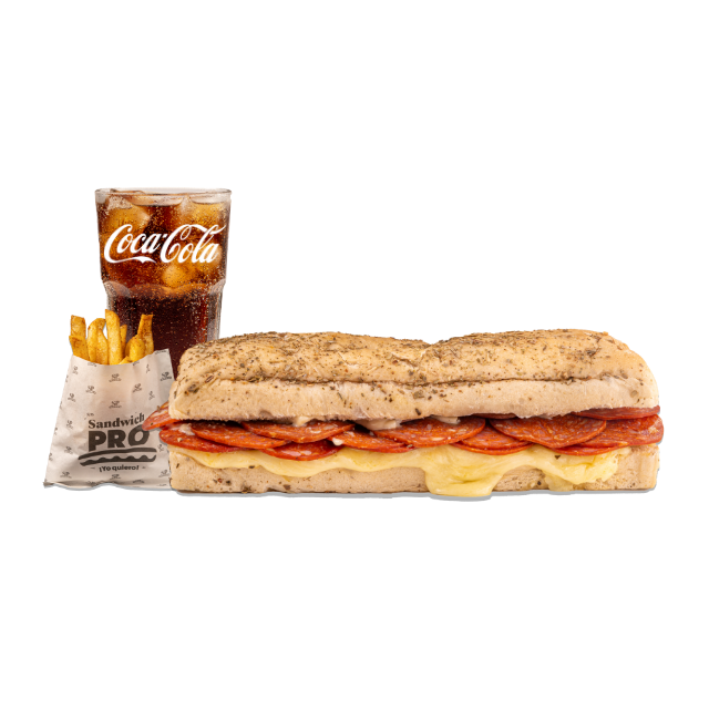 Combo Sándwich Pepperoni 21cm