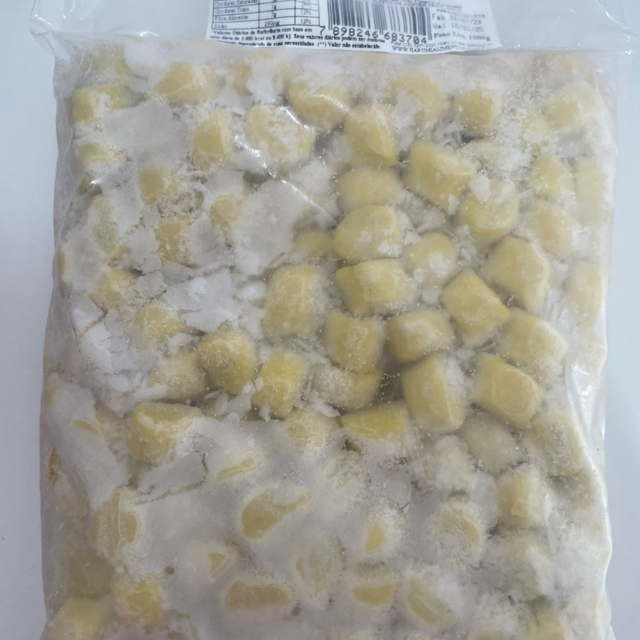 NHOQUE TRADICIONAL 1KG( COLOQUE MOLHO E AQUEÇA)