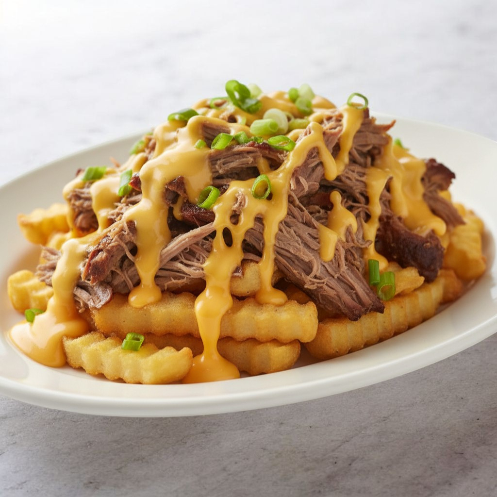 Papas Fritas con Carne