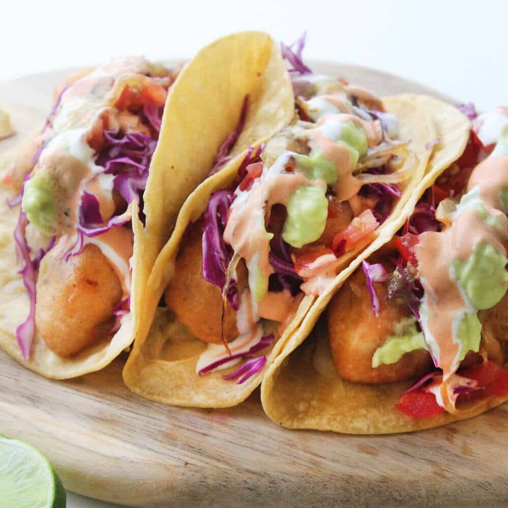 Taco Capeado de Camarón