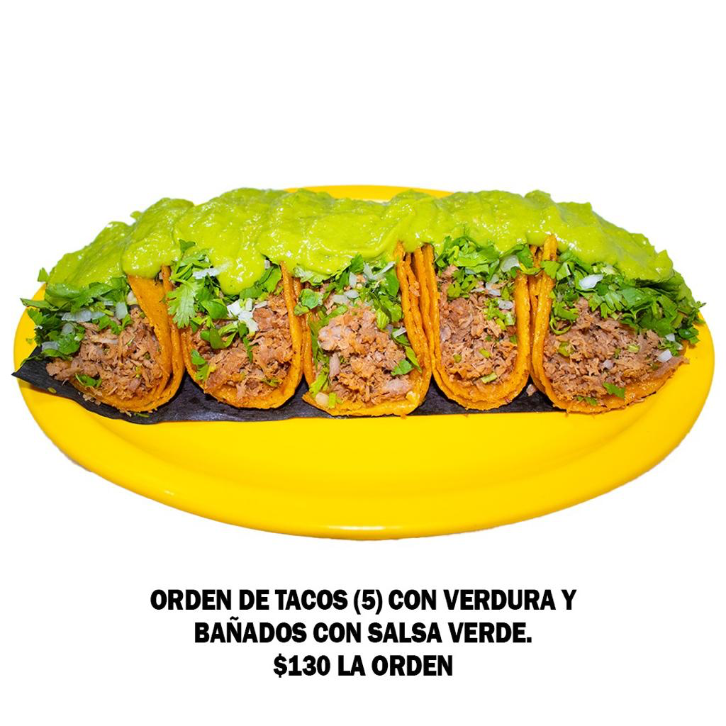 Combo Bañados en Salsa Verde