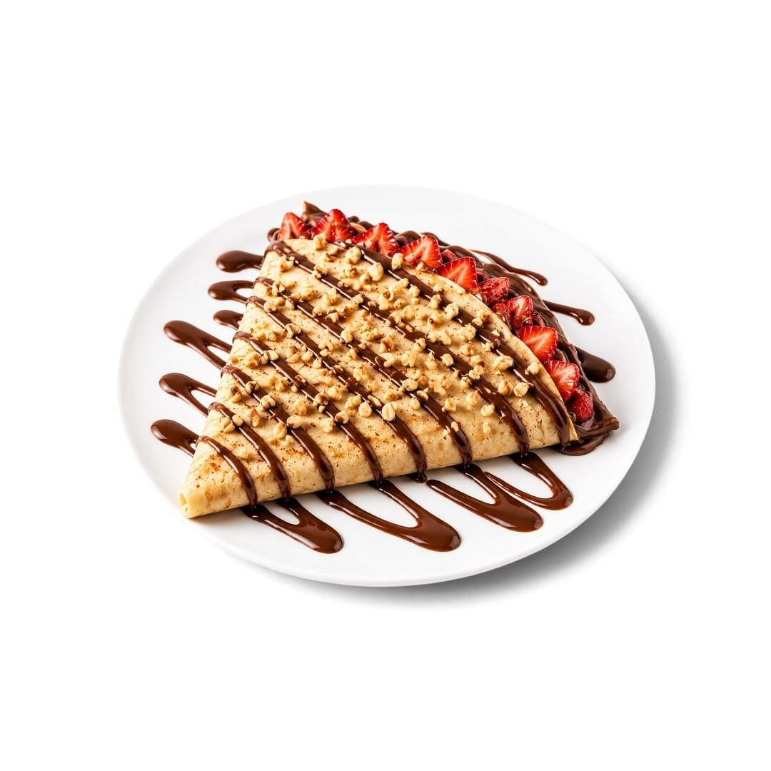 Crepa de Fresas Nutella y Nuez