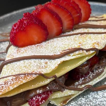Nutella y Fresa