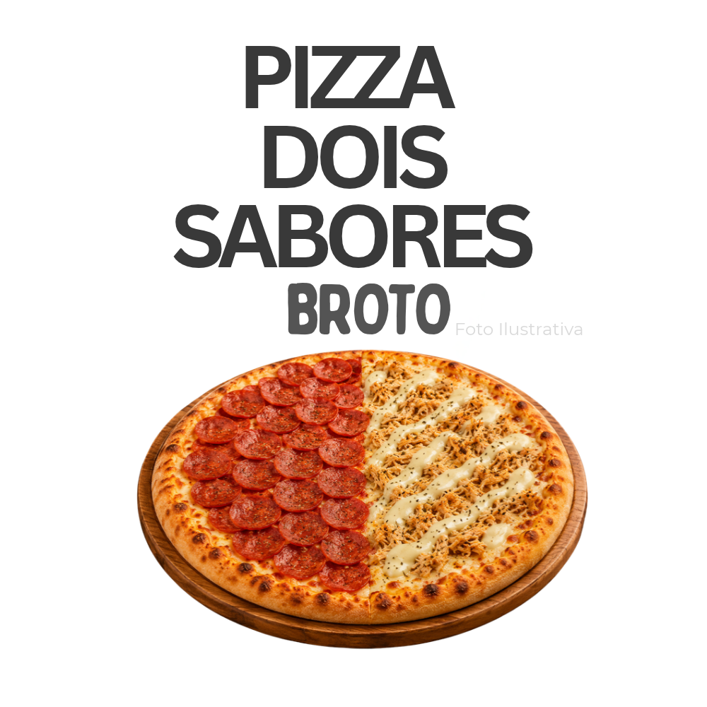 Escolha 2 sabores. Foto ilustrativa