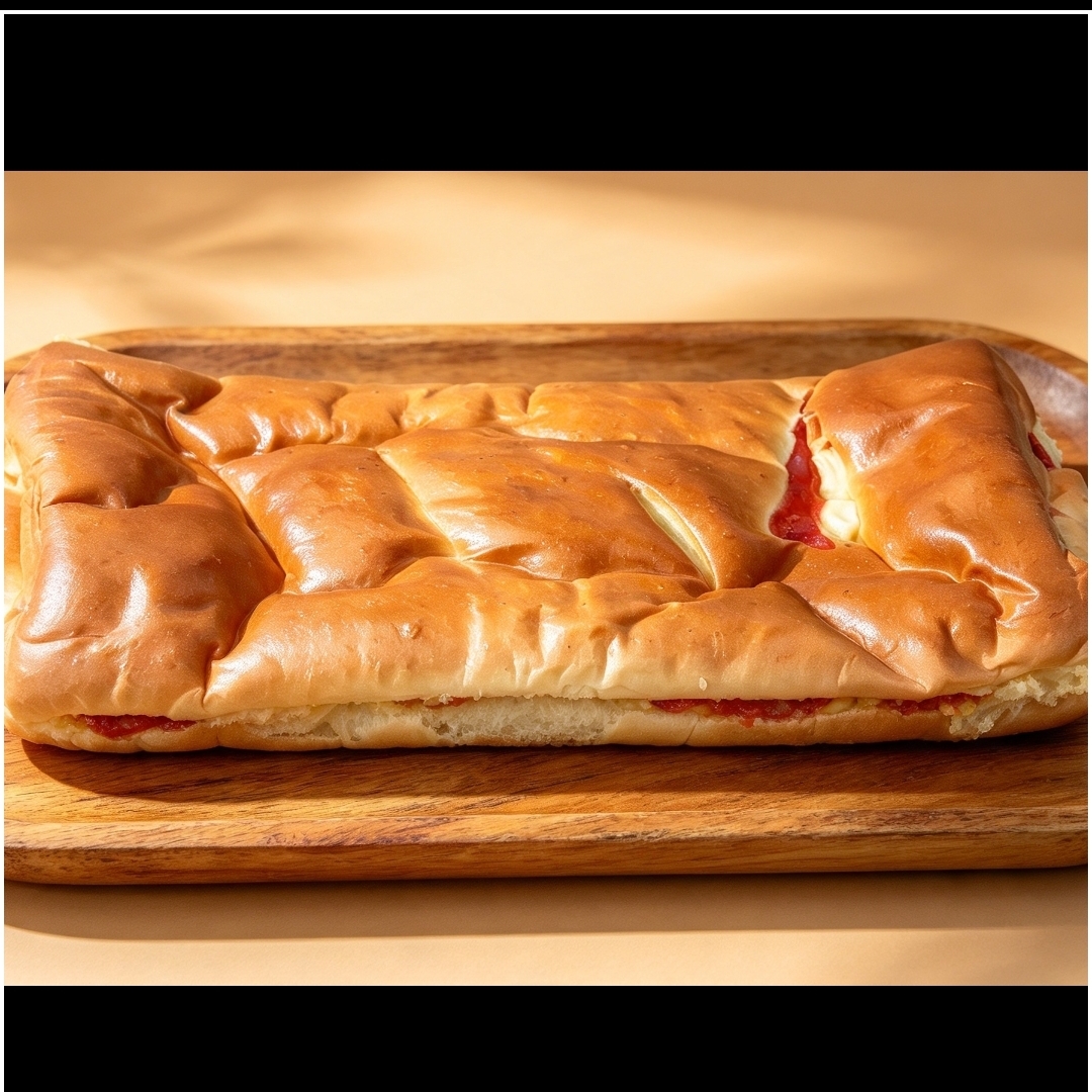Pan Relleno de Quesocrema con Guayaba