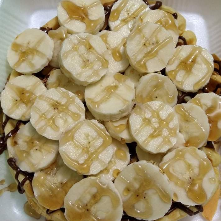Waffle Platano-Miel