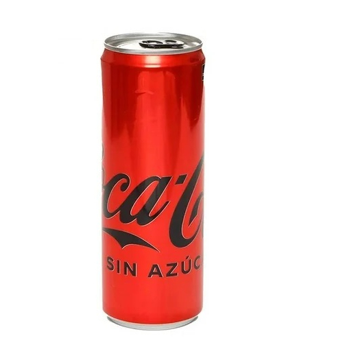 Coca Cola de Lata Sin Azucar de 355 Ml