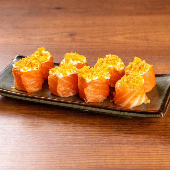 Jyo de salmão com cream cheese e dooritos