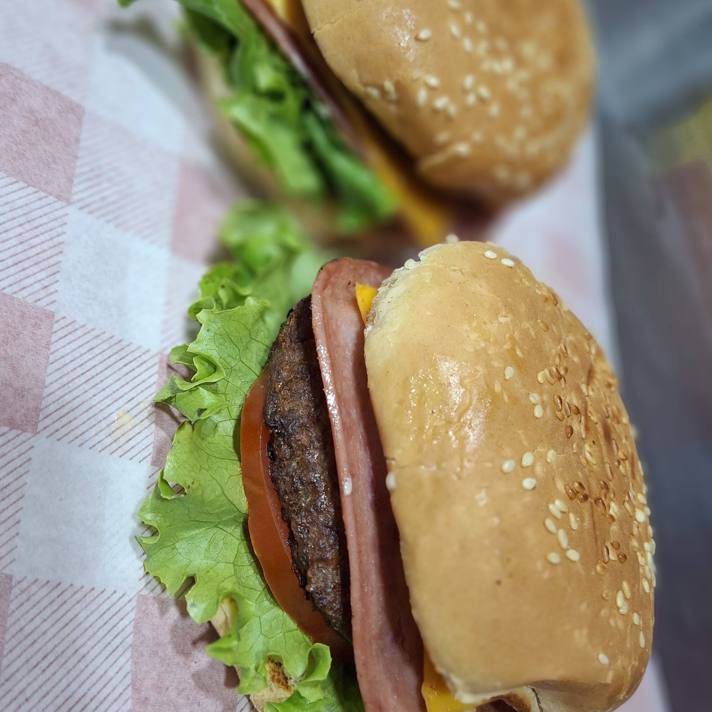 Promo burger jamón y queso