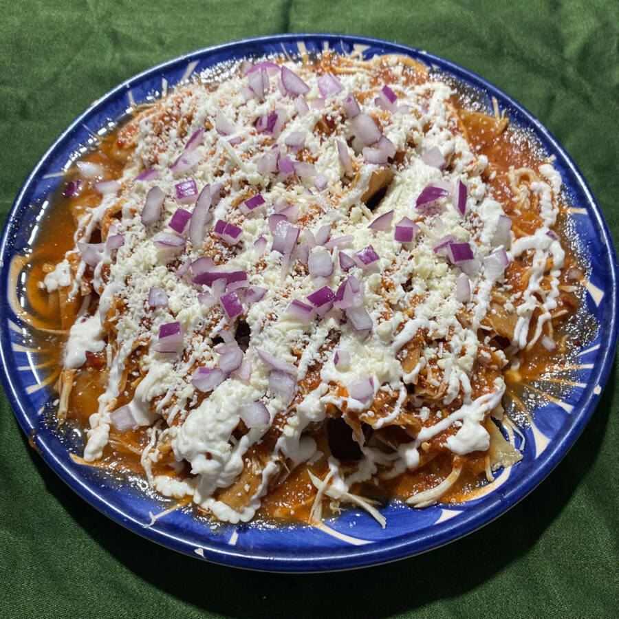 Chilaquiles Rojos