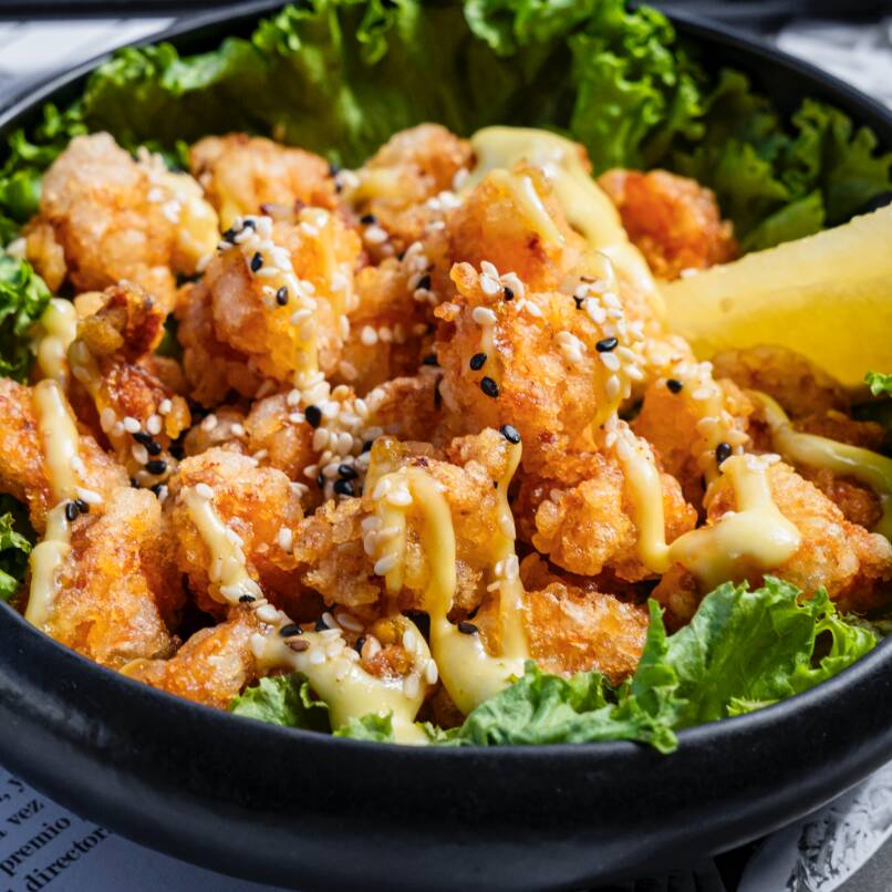 Spicy Shrimp Tempura