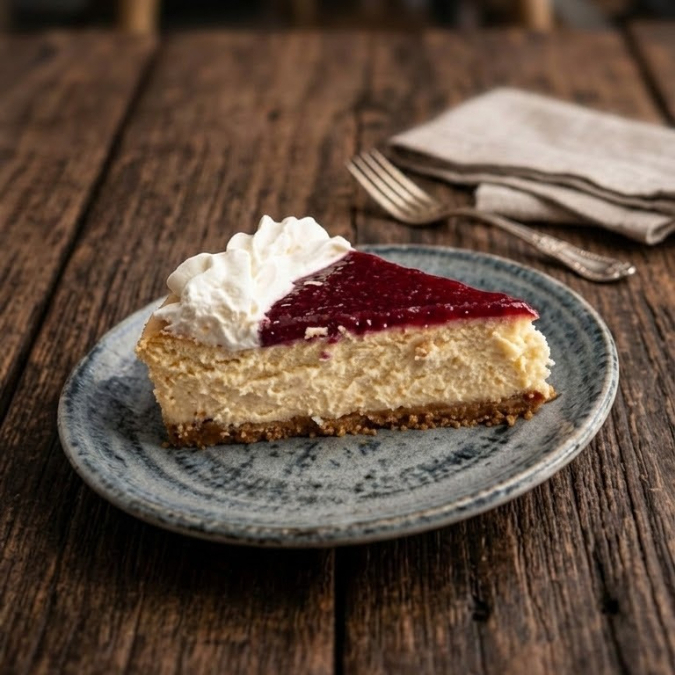 Rebanada de Cheesecake Frutos Rojos