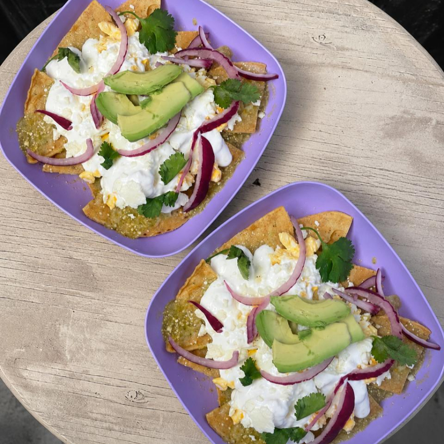 2 CHILAQUILES VERDES