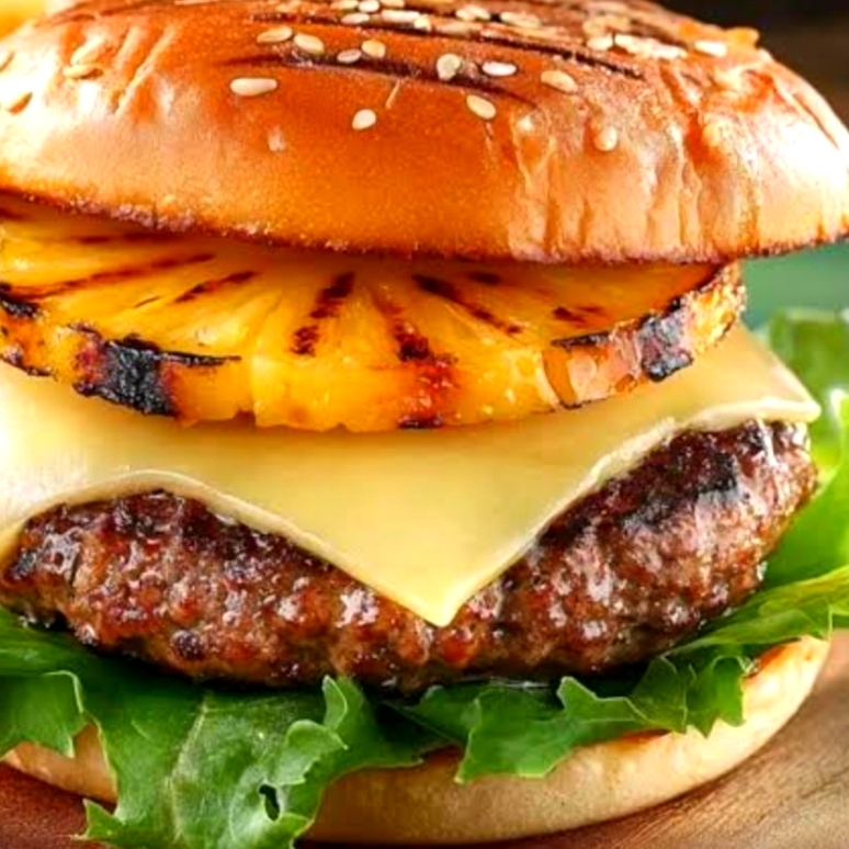 Hamburguesa Hawaiana