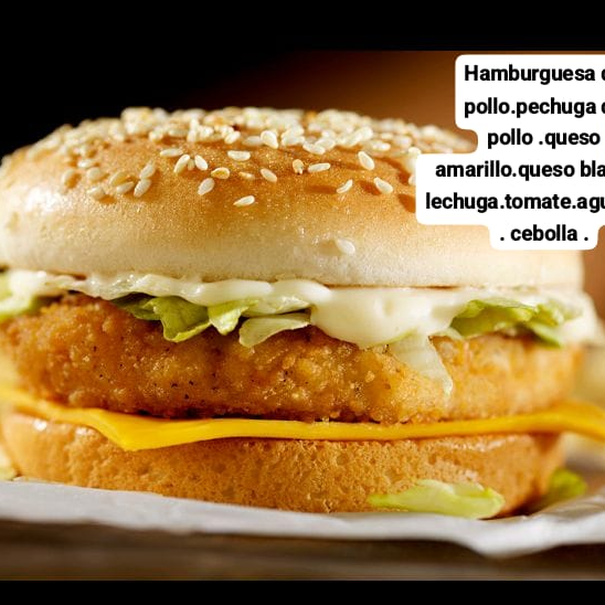 Hamburguesa De Pollo