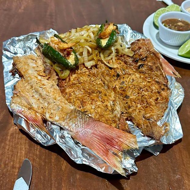 Pescado Huachinango Zarandeado